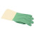 宁斯福WJ-66乳胶橡胶防水清洁手套洗碗洗衣保洁劳保手套31cm深绿M码