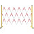 天颛绝缘施工电力围栏安玻璃钢圆管伸缩围栏不锈钢隔离带围挡可移动 126米管式红白黑黄
