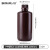 比克曼生物（BKMAM）试剂瓶塑料螺口透明棕色PP材质耐高温化学实验室样品瓶 【小口棕色】1000mL-5个/包