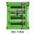 美式loft复古集装箱柜子铁柜创意个性工业风做旧斗柜储物柜展示柜 绿色不做旧 1mm