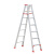 人字梯装修 折叠楼梯加厚铝合金双侧梯子铝梯 工程脚架梯 加厚2.5米