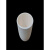 99氧化铝耐高温多型号刚玉陶瓷坩埚弧形直型圆形正方型多孔梯形舟 白色29*34*18  不含盖子 10毫升