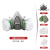 淘正防有毒气体防毒面具化工气体防硫化氢面罩化学实验室有毒气体油漆防护 双罐防尘毒7件套配4号滤毒盒
