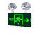 消防应急灯LED安全出口指示灯牌二合一两用疏散双头照明灯 多功能安全出口(高亮+应急90分