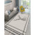 悠画轻奢北欧地毯客厅卧室大面积家用沙发茶几毯满铺可水洗床边毯 乳白色 虎皮纹 300*400厘米()