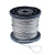 304不锈钢钢丝绳细软11.523456mm晒衣绳晾衣绳晾衣架钢丝 灰色3mm20米+5铝套