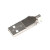 USB-AM 90/180插板 A型接口公头 USB2.0 DIY插头贴片直插连接器 USB-AM/90度插板(白胶)(10只)