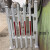 BOZZYS 定制PVC塑钢围墙护栏庭院社区型护栏 活动门1m宽