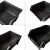 希万辉 加厚黑色组合式斜口零件盒物料盒斜口箱 7号140*122*68mm (10个装）