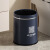 圆形双桶垃圾桶隐藏垃圾袋家用塑料卫生桶自动吸附垃圾袋垃圾桶 墨绿色 13L
