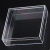 定制透明塑料小盒子 正方形 标本盒收纳盒 首饰包装盒 PS胶盒有盖 S26透明8.9*8.9*2.5cm