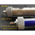 净化管有机玻璃干燥管气路脱烃脱水管气体混合器气相色谱配件清洁 中管接8mm快拧式 铜电镀材质