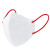 Sagovo 一次性口罩 灭菌型3D立体折叠口罩防尘防飞沫 耳带式 白色 100只装