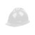 君御 安全帽 工地工程施工ABS国标防砸防摔抗冲击透气安全帽 1502/ABS/一指键 白色 