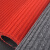 兰诗 DM03 双条纹地毯 地面防滑垫 酒店走廊除尘垫 灰色1.8*15m（整卷发货）