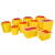 利器盒一次性圆形锐器盒黄色医院用废物针头盒口腔方形垃圾桶 15L圆形50个/箱