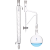挥发油测定器提取装置磨砂口挥发油提取器轻油提取器挥发油量 5ml(四氟活塞)分水器