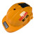 德力西国标帽内置风扇带太阳能的空调工地制冷帽子充电头盔电 国货500强有保障