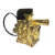 洗车机泵头总成手提式高压清洗机泵头洗车机金色泵头220V配件 金色泵头+压力表