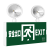 消防应急灯多功能双头安全疏散指示灯led充电标志应急灯 中量 安全出口向左双头灯