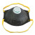 NBS9535VCP头带活性炭有呼吸阀罩杯型口罩 KP95级别（防酸）防尘 防油性颗粒物 15只/盒