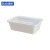 苏识 一次性打包餐盒 750ml方形 白色 300套/箱 箱 11210199