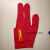 台球手套 球房台球公用手套台球三指手套可定制logo工业品工业品胜途 zxzx美洲豹普通款红色