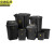 京洲实邦 15升方形桶+板盖 带盖方形垃圾桶ESD垃圾桶JZSB-1053