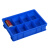 悦凌倍创 长方形塑料零件盒分格箱螺丝工具分类整理多格盒子配件收纳周转箱 530六格箱