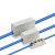 大功率快速接线端子 电缆铜接头一进一出并线柱端子对接头电线接线连接神器 1-50(25-50平方) 10只