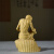 黄杨木菩提达摩祖师中式人物老人实木雕刻木质工艺品老者家居摆件 小叶黄杨木高11cm
