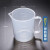 塑料烧杯 量杯带刻度加厚烘焙家用级奶茶店专用25/500/1000ml 塑料量杯 500ml
