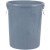 灰色加厚洗车储水桶塑料桶手提圆桶大号水桶银灰色塑料熟胶 60K【有盖】银灰色