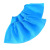 蓓尔蓝 QT020 一次性鞋套 加厚无纺布防滑机房成人学生脚套 新料500g深蓝（100只装）