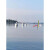 水上警示浮标龙舟赛道隔离浮球海上定位浮体航道航标 白色 浮标-700*1100(含长航灯)