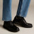 其乐（Clarks）男鞋皮鞋 新款舒适透气耐磨休闲皮鞋 Un Abode Strap海外邮 黑色 11(中国 44.5)