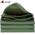 艾科堡 加厚防雨帆布篷布货车用防晒雨布军绿色户外PVC遮雨布650克每平米 5米宽6米长