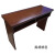 墨申会议室双人桌油漆培训桌椅组合定制 黑胡桃色1.8米+三把椅子