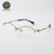 夏蒙（Charment）Charmant夏蒙线钛XL1637纯钛半框女款超轻舒适时尚日本近视眼镜框 BL蓝色
