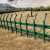 草坪锌钢护栏铁艺花园围栏绿化带篱笆栅栏花坛户外隔离栏 U型锌钢草坪护栏40cm高