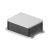 永锢130*100铝盒仪器防水铝型材电源盒子整流器室外铝合金外壳L04 B 130-100-50 黑色壳体+深灰塑