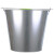 金固牢 KCzy-316 圆形白铁皮桶 商超加厚手提水桶 垃圾铁桶 大号镀锌桶储水桶 15L