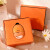 大洋花（dayanghua）520情人节生日礼物女生送女朋友老婆实用走心高级十八岁成人摆件 鲜橙色+阿狸风扇+精美礼盒