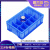 适用于分格箱多格分格收纳盒零件盒分类盘塑料周转箱修理专用箱螺 11号高10格-蓝色