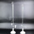 驻季座式微量滴定管1 2 3 5 10mlA级透明棕色玻璃活塞滴定管 酸碱通用 棕色2ml