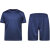 援邦 19式消防体能训练服 夏季速干透气户外运动体能训练短袖短裤T恤衫 火焰蓝160 
