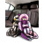 惠珍裕前向式儿童安全座椅汽车载用0-4岁婴儿cybex提篮 粉红熊（增高豪华版）冰丝凉席