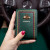 NEWBRING驾驶证卡包一体包驾驶证皮套男女个性时尚驾照证件套行驶证保护套 墨绿色-4页