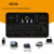 迷你无线键鼠 键盘鼠标大触控板 鼠键套装 i8plus黑色 三色背光锂电版 官方标配
