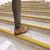 定制楼梯防滑条 楼梯大理石瓷砖防滑条幼儿园台阶斜坡防摔硅胶包 绿灰(宽5cm*髙2.5cm) 一米贴胶